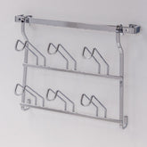 Escorredor Componível para 6 Copos Aço Cromado - Ela Decora